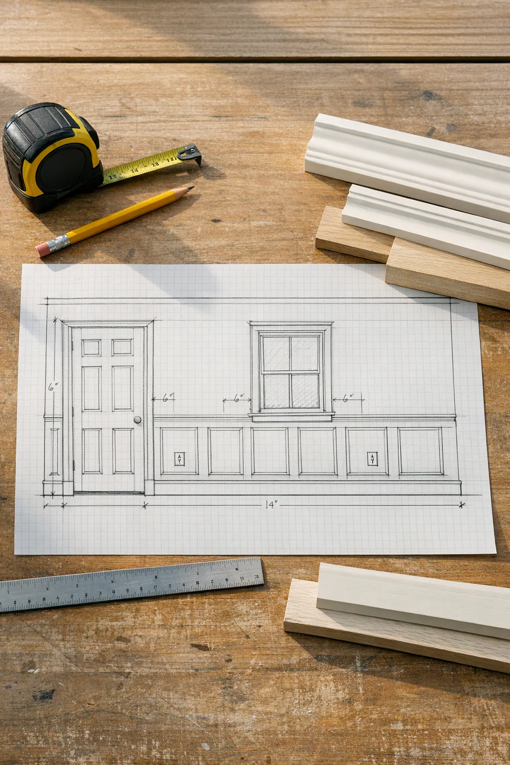 Measured Wall Elevation Planning