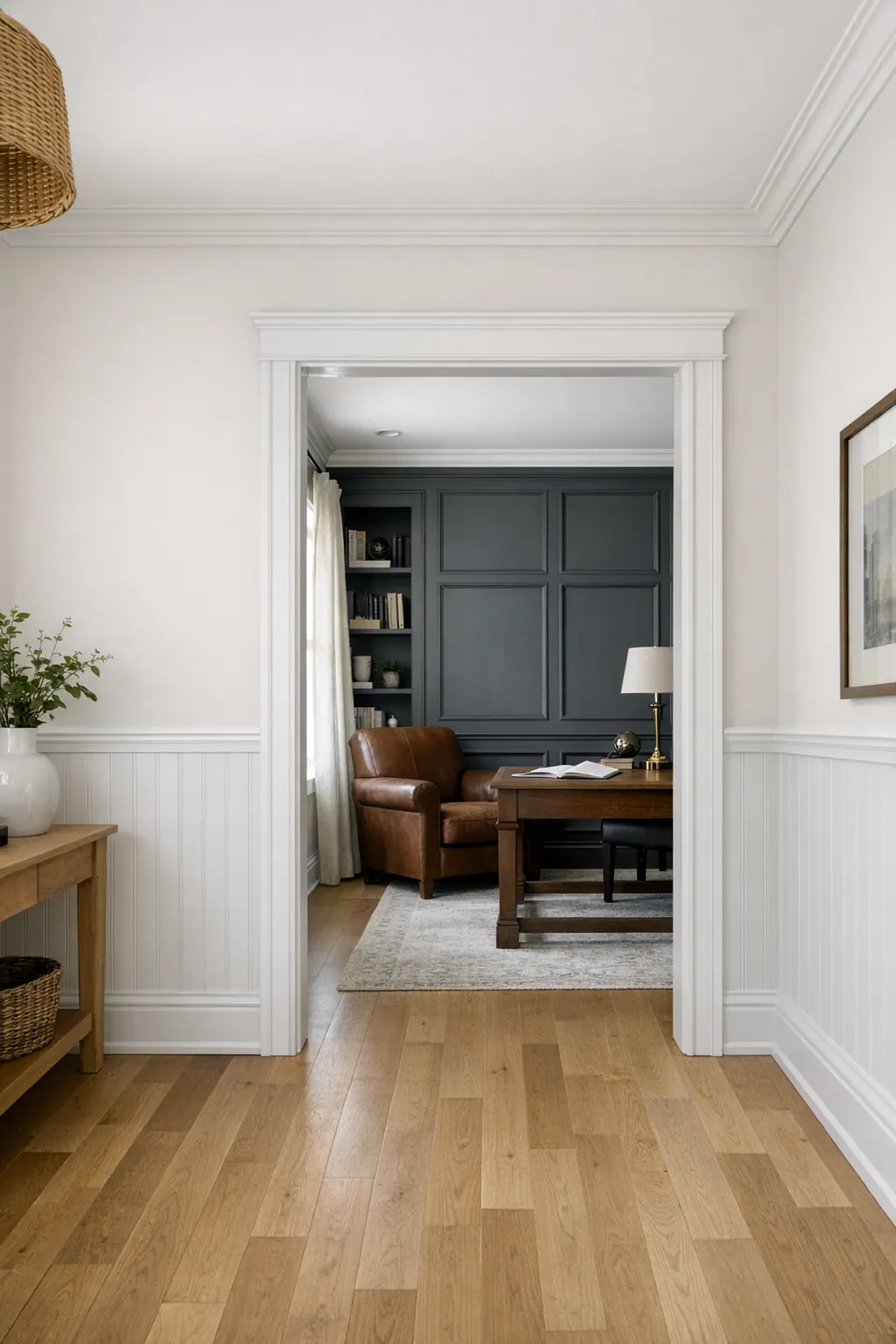 Wainscoting and Full-Height Paneling