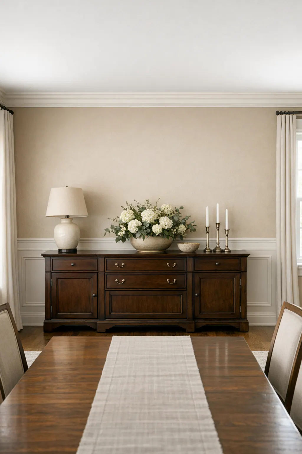 Dining Room Chair Rail Layout