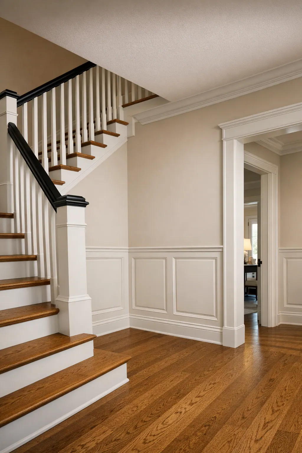 Built-In Staircase Return Paneling