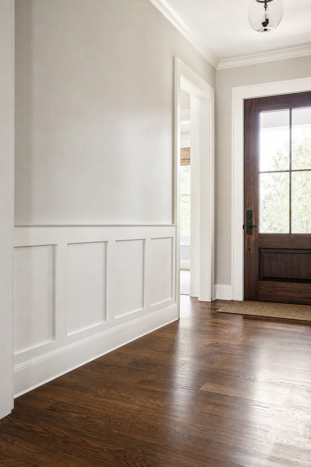 Intentional Panel Layout at an Entry