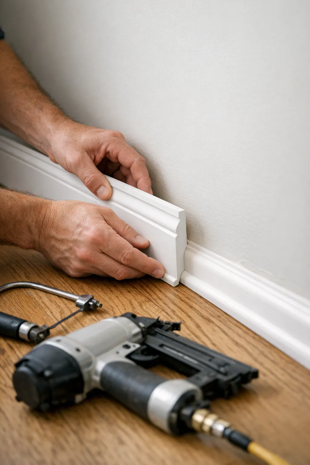Floor Edges and Baseboard Installation