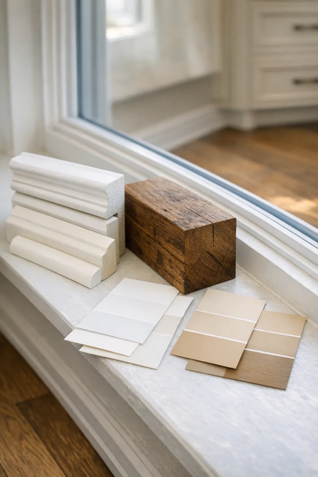 Material and Finish Samples in Real Daylight