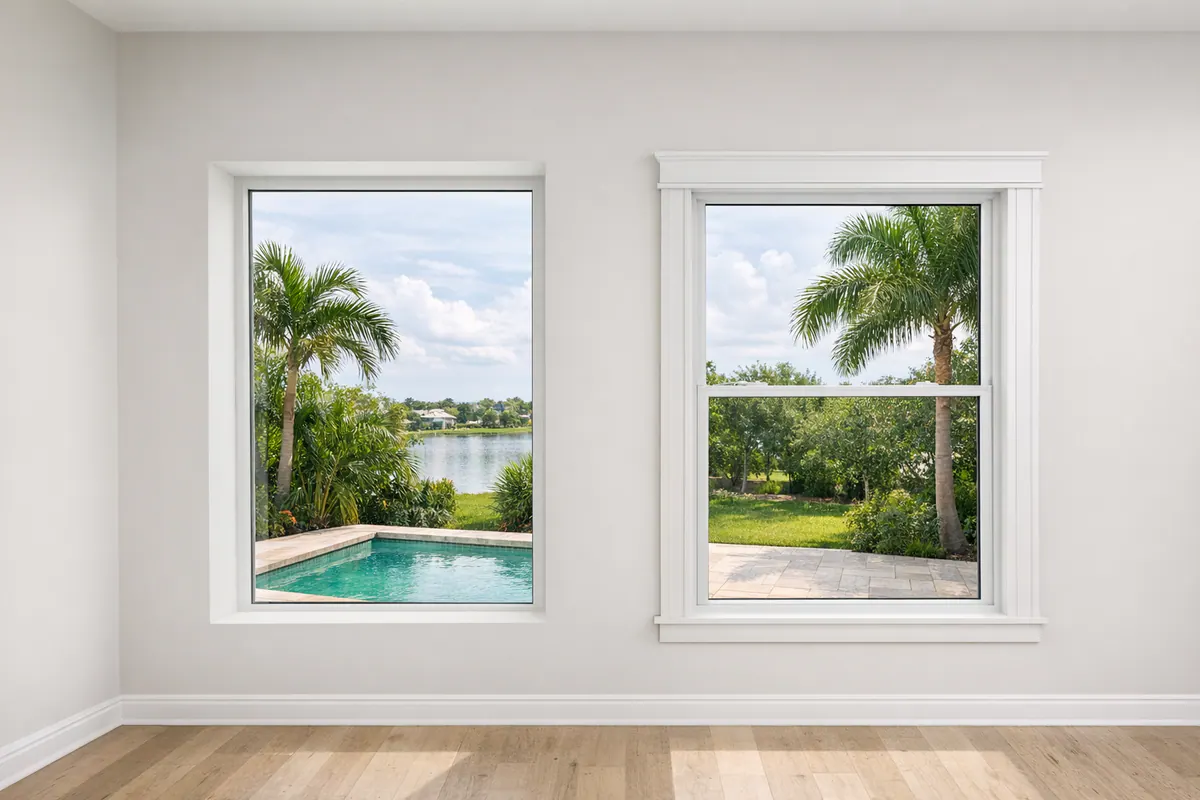 Drywall Return and Cased Window Comparison