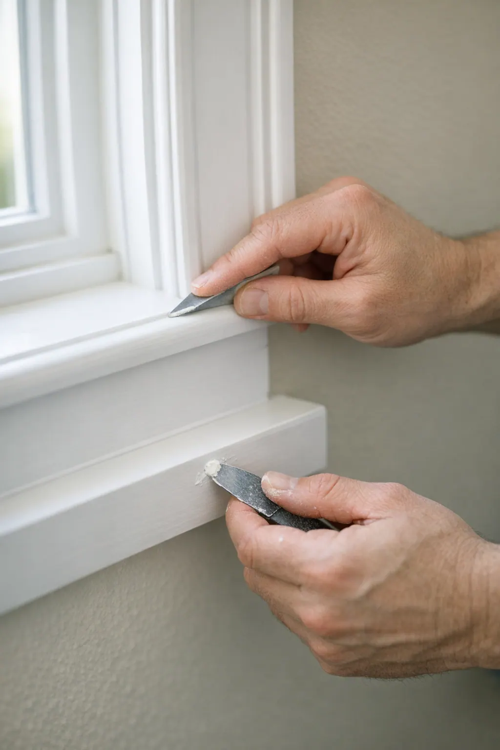 Paint-Ready Window Trim Details